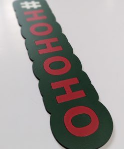hohoho hashtag xmas prop
