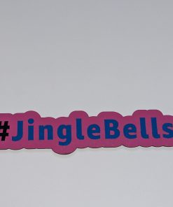 jingle bells hashtag xmas prop