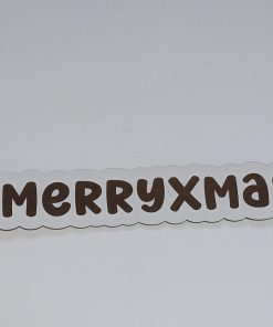 merry xmas engraved prop
