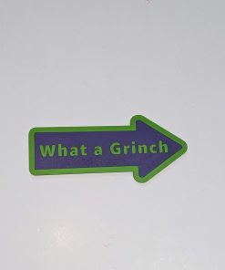 what a grinch arrow xmas prop