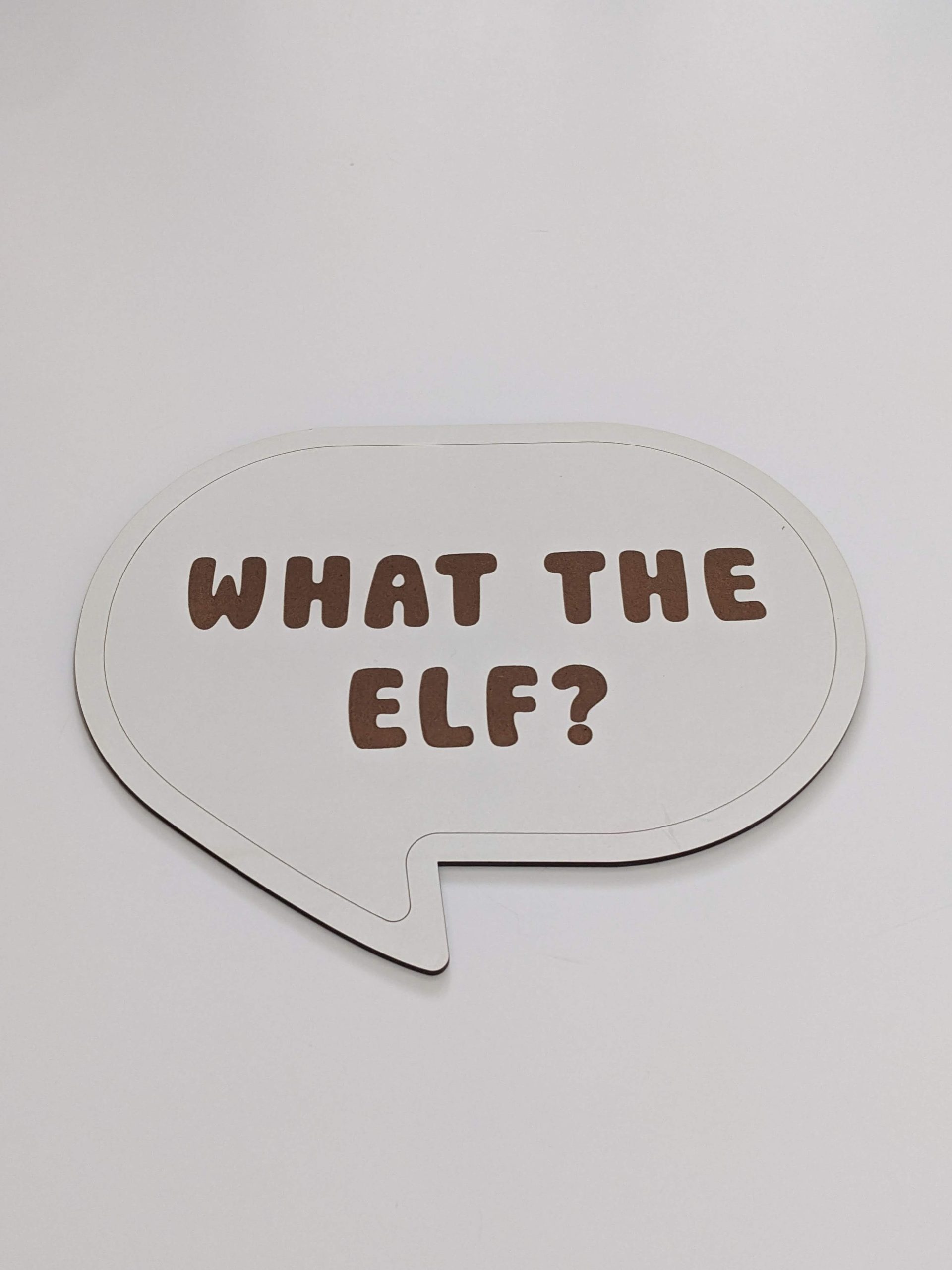 what the elf engraved xmas prop
