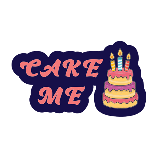 Cake Me photobooth prop