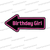 birthday girl photobooth prop