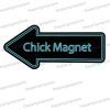chick magnet arrow photo booth sign prop