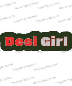 desi girl indian photobooth prop sign