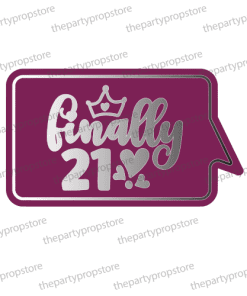 finally 21 photobooth prop