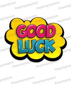 good luck uv printed wedding photo booth prop sign