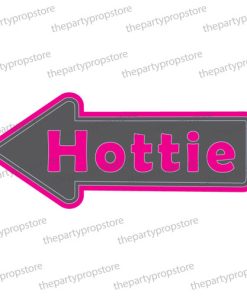 hottie arrow photo booth sign prop