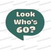look whos 60 birthday photo booth prop sign