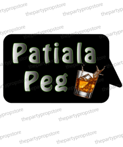 patiala peg desi indian photobooth prop sign