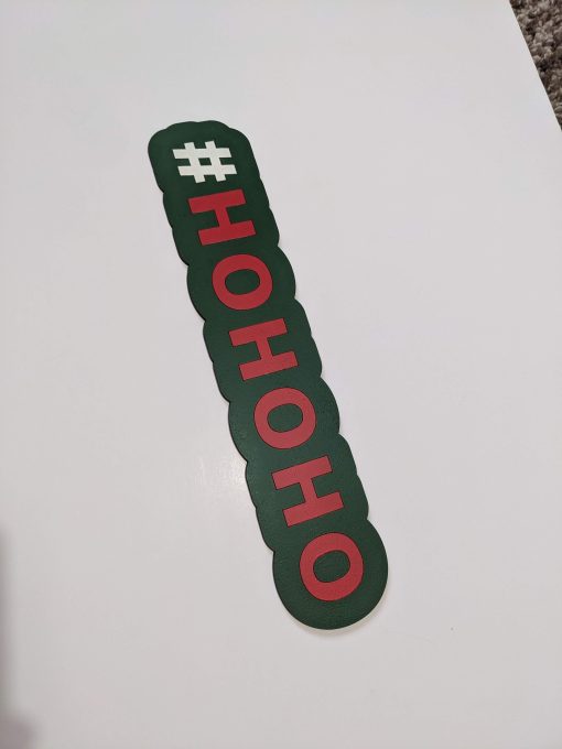 hohoho hashtag xmas prop