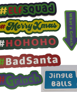 christmas props multipack-painted