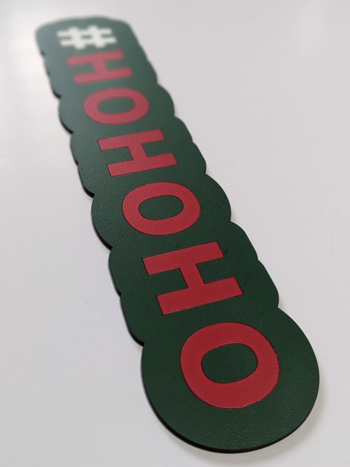 hohoho hashtag xmas prop