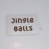 jingle balls engraved xmas prop