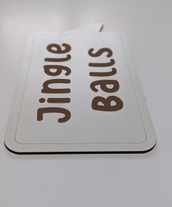 jingle balls engraved xmas prop