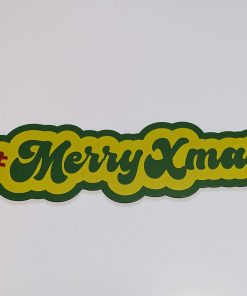 merry xmas fancy hashtag prop