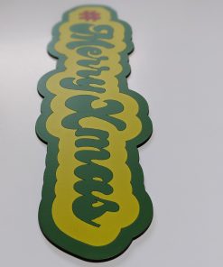 merry xmas fancy hashtag prop