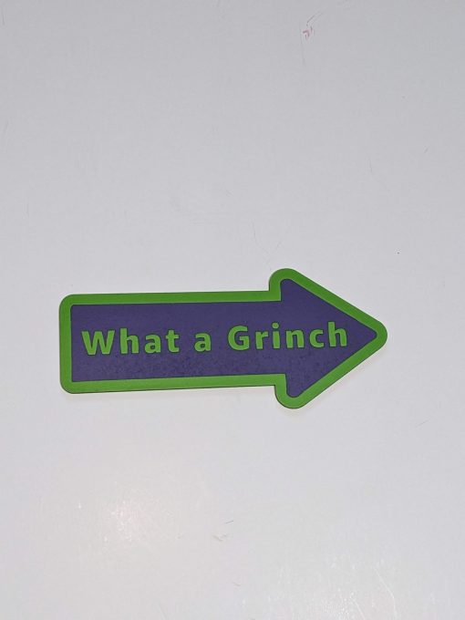 what a grinch arrow xmas prop