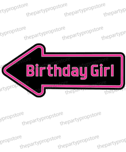 birthday girl photobooth prop