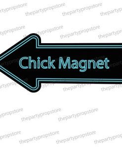 chick magnet arrow photo booth sign prop